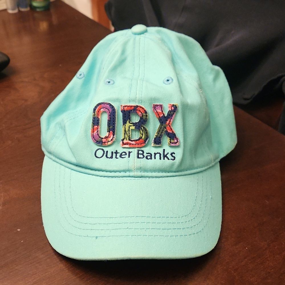 Outer Banks Seafoam Green Adjustable Hat Cap